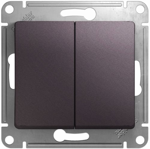 Выключатель без рамки Systeme Electric Glossa 2-кл. сиреневый туман фото Выключатель без рамки Systeme Electric Glossa 2-кл. сиреневый туман картинка